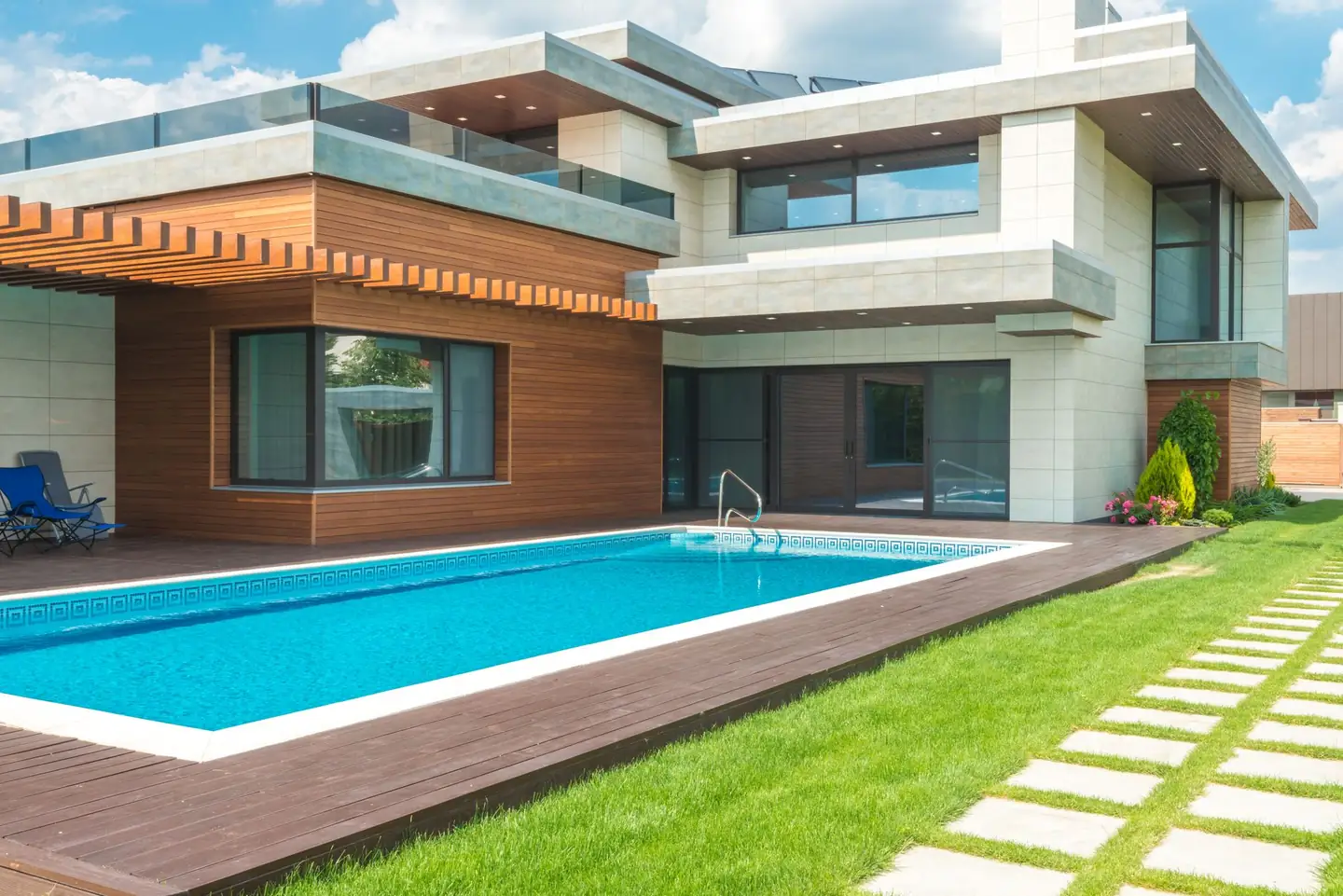Swimming pool built in Hammondville, NSW
